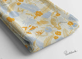 Digital printed semi cotton lilen fabric